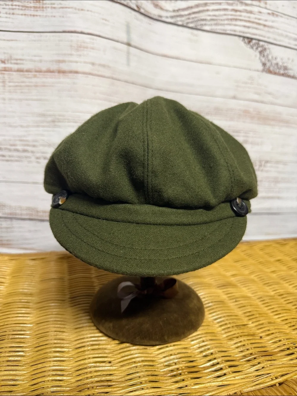 Stormy Kromer The Gatsby Cap in Loden Green NEW 6 3/4